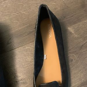 Merona Shoes - Black velvet pointed loafers Merona Shoes - Black velvet pointed loafers